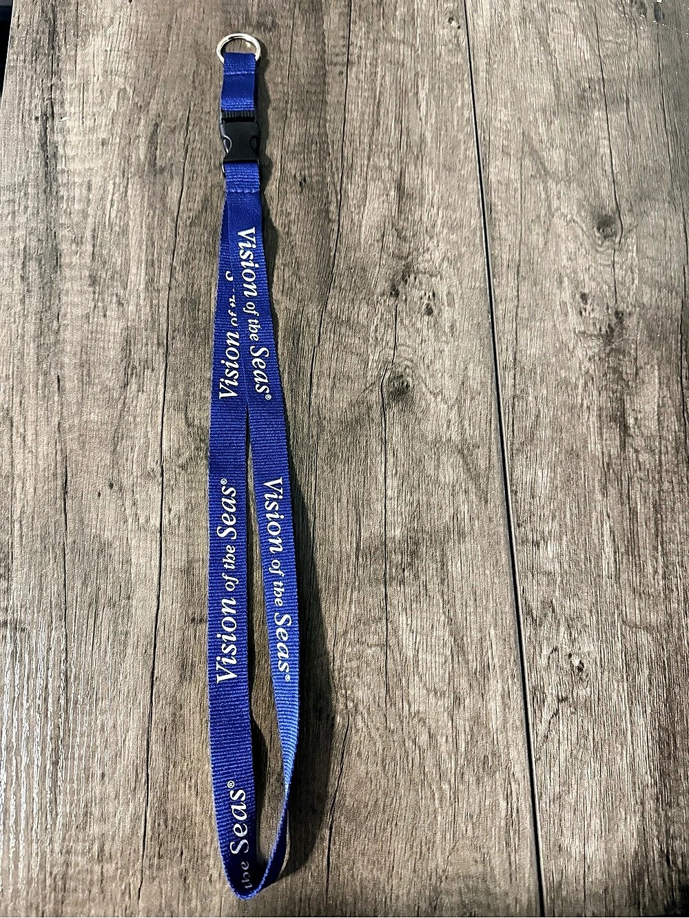 Royal Caribbean Vision of the Seas Cruise Lanyard Blue